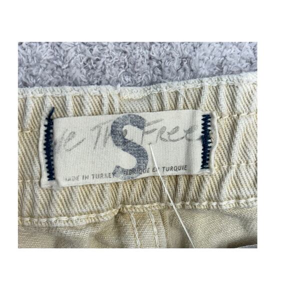 We The Free Women's Cream Cargo Pants Size S #45502 - Picture 3 of 3